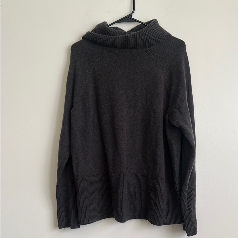 Stylish Brown Athleta Casual workwear Cowl Neck Sweater *SEE DESCRIPTION*